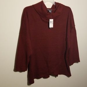Burgundy Chelsea & Theodore Sweater